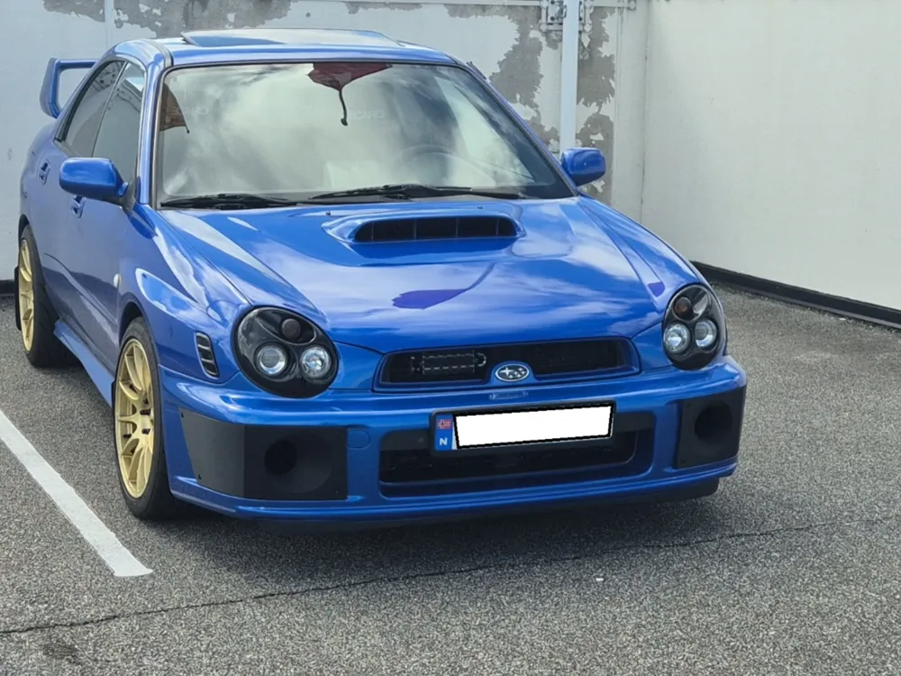 Conductos de cubierta de faros antiniebla del parachoques Subaru WRX Prodrive