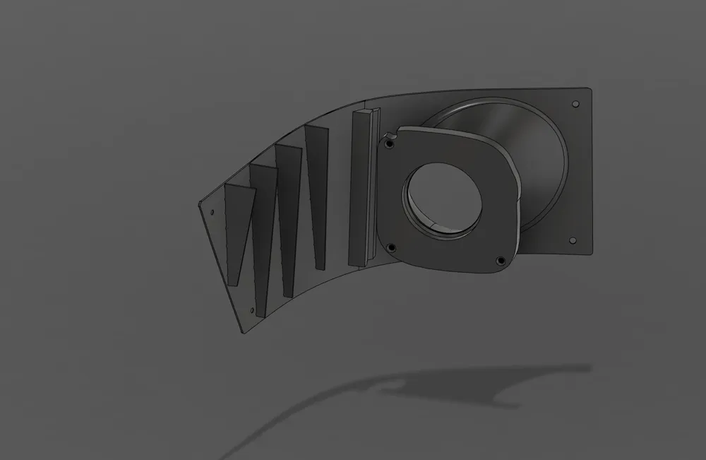 Conductos de cubierta de faros antiniebla del parachoques Subaru WRX Prodrive