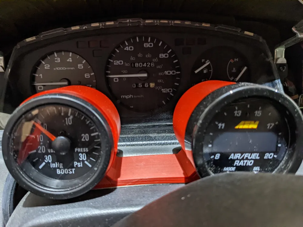 Panel Columna A Doble Reloj Honda Civic 92-95